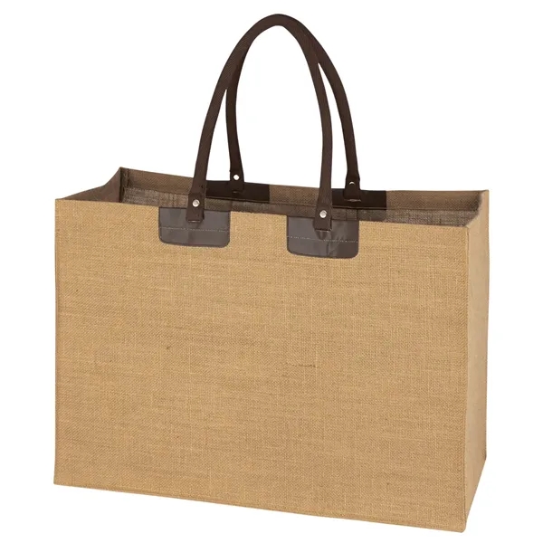 Jumbo Jute Tote. Made from 100% Pure Natural Jute, A Natural... from ASI 61125 Hit Promotional Products / Hit®