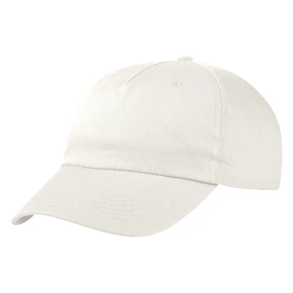 100% Cotton Twill Cap, 5 Panel, Medium Profile, Unstructured Crown &... from ASI 61125 Hit Promotional Products / Hit®
