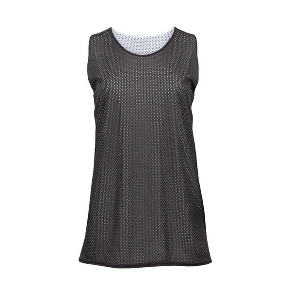 Women's tank with double-needle hem, Reversible, Each layer individually bottom hemmed... from ASI 37461 Augusta Sportswear