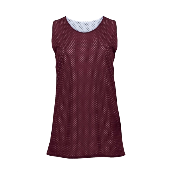 Women's tank with double-needle hem, Reversible, Each layer individually bottom hemmed... from ASI 37461 Augusta Sportswear