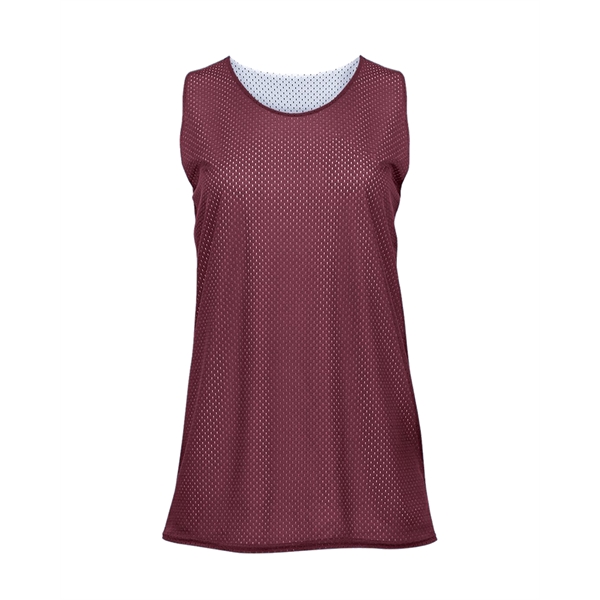 Women's tank with double-needle hem, Reversible, Each layer individually bottom hemmed... from ASI 37461 Augusta Sportswear