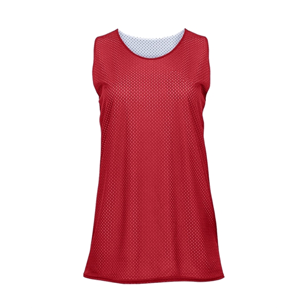 Women's tank with double-needle hem, Reversible, Each layer individually bottom hemmed... from ASI 37461 Augusta Sportswear