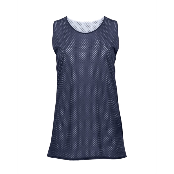 Women's tank with double-needle hem, Reversible, Each layer individually bottom hemmed... from ASI 37461 Augusta Sportswear