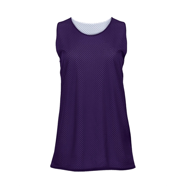 Women's tank with double-needle hem, Reversible, Each layer individually bottom hemmed... from ASI 37461 Augusta Sportswear
