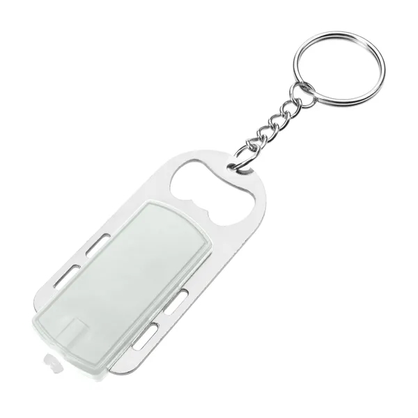 Bottle opener key light with split ring attachment.... from ASI 61125 Hit Promotional Products / Hit®