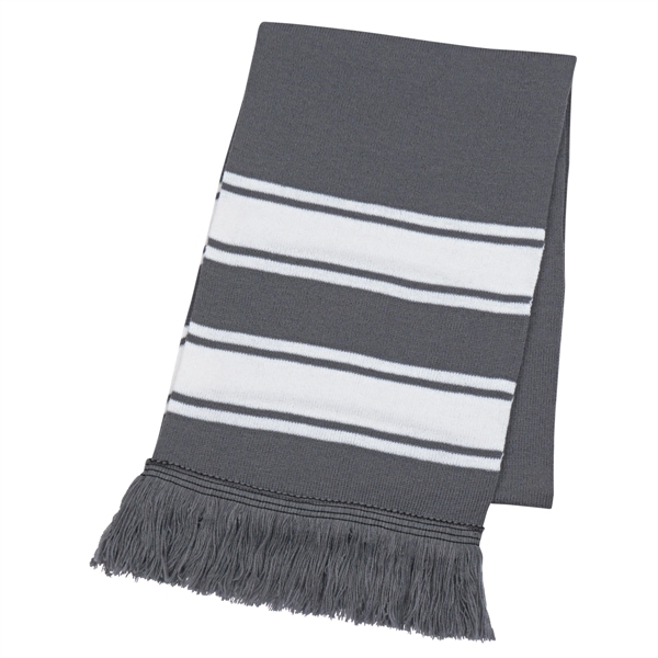 Two Tone Knit Scarf with Fringe.... from ASI 61125 Hit Promotional Products / Hit®