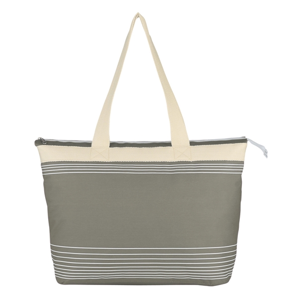 Marina Tote.  Made of 600 Denier Polyester.  Top Zippered... from ASI 61125 Hit Promotional Products / Hit®