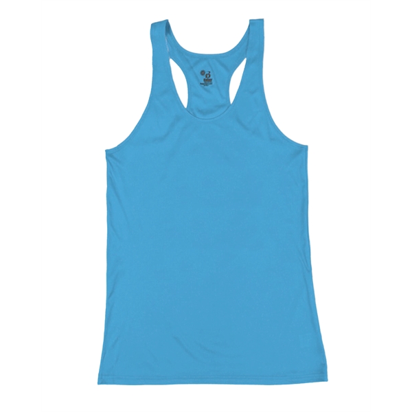 Racerback tank with room to print, Badger heat seal logo on... from ASI 37461 Augusta Sportswear
