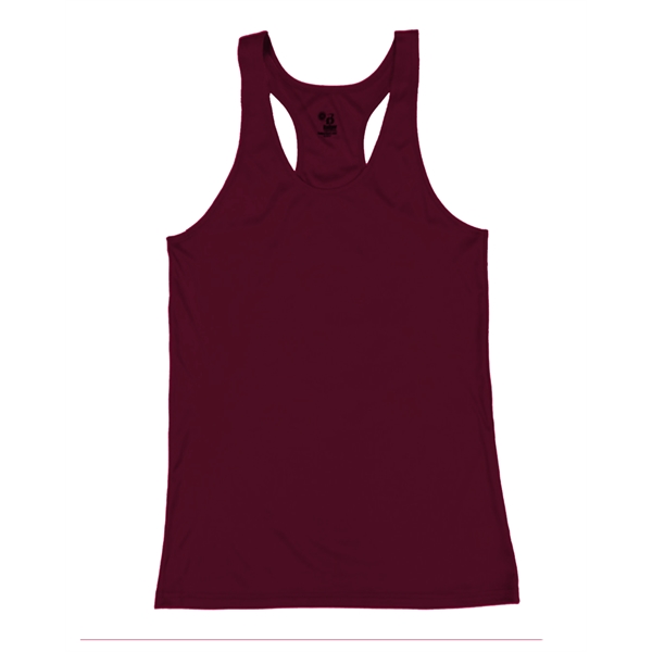 Racerback tank with room to print, Badger heat seal logo on... from ASI 37461 Augusta Sportswear
