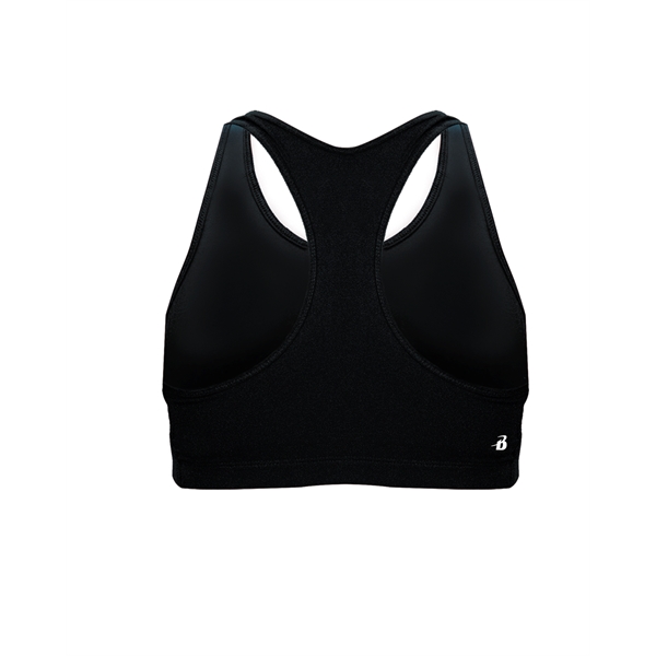 Girl's bra top with stretch body fit, 1" elastic hem, Badger... from ASI 37461 Augusta Sportswear