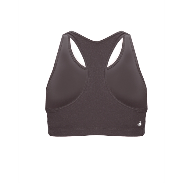 Girl's bra top with stretch body fit, 1" elastic hem, Badger... from ASI 37461 Augusta Sportswear