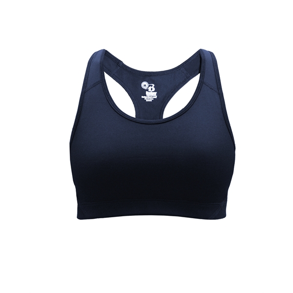 Girl's bra top with stretch body fit, 1" elastic hem, Badger... from ASI 37461 Augusta Sportswear