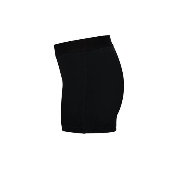 Girl's compression shorts with 1.5" plush elastic waistband, 2. 5" inseam,... from ASI 37461 Augusta Sportswear