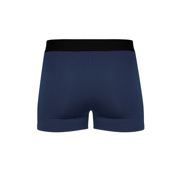 Girl's compression shorts with 1.5" plush elastic waistband, 2. 5" inseam,... from ASI 37461 Augusta Sportswear