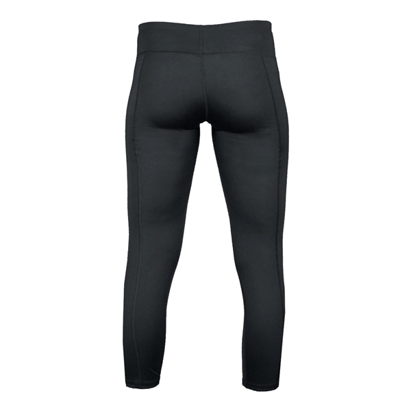 Women's tights with 3" waistband, stretch body fit, three-needle hem, Badger... from ASI 37461 Augusta Sportswear