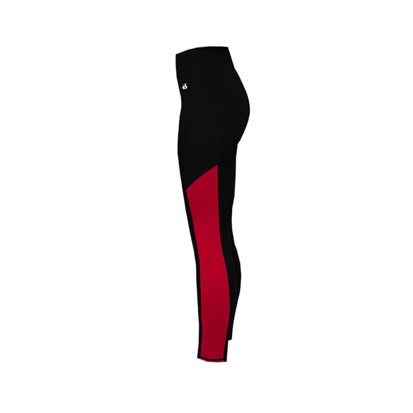 Women's tights with contrast side panel insert with room to print,... from ASI 37461 Augusta Sportswear