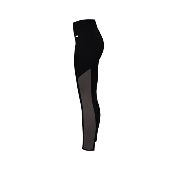 Women's tights with contrast side panel insert with room to print,... from ASI 37461 Augusta Sportswear