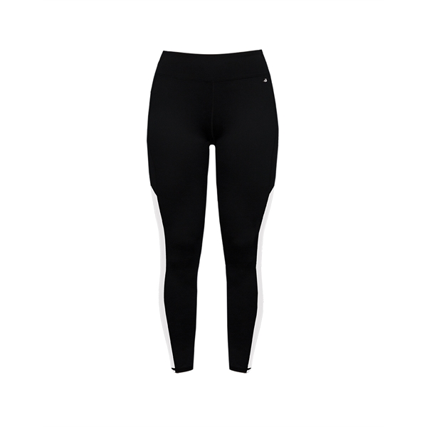 Women's tights with contrast side panel insert with room to print,... from ASI 37461 Augusta Sportswear