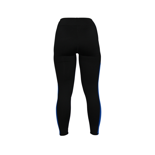 Women's tights with contrast side panel insert with room to print,... from ASI 37461 Augusta Sportswear