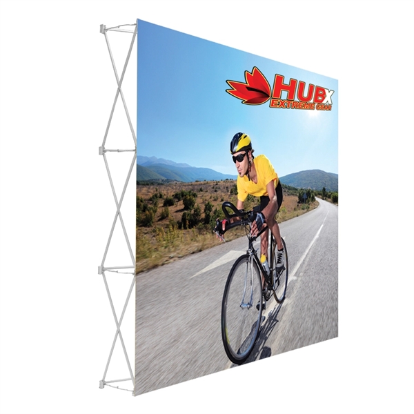 Fabric pop-up display with choice of end caps or no end... from ASI 30442 Above & Beyond Advertising Products