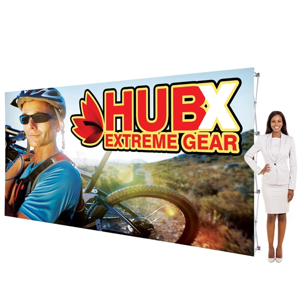 Fabric pop-up display with choice of end caps or no end... from ASI 30442 Above & Beyond Advertising Products