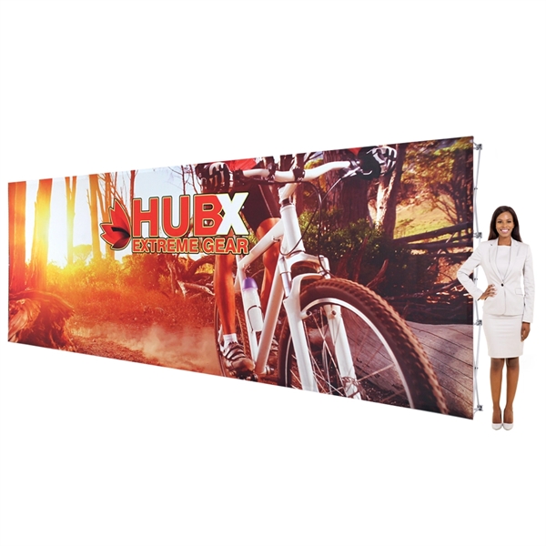 Fabric pop-up display with choice of end caps or no end... from ASI 30442 Above & Beyond Advertising Products