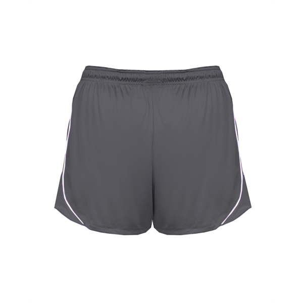 Women's shorts with 3" inseam, piped side panel and hem, 1.... from ASI 37461 Augusta Sportswear