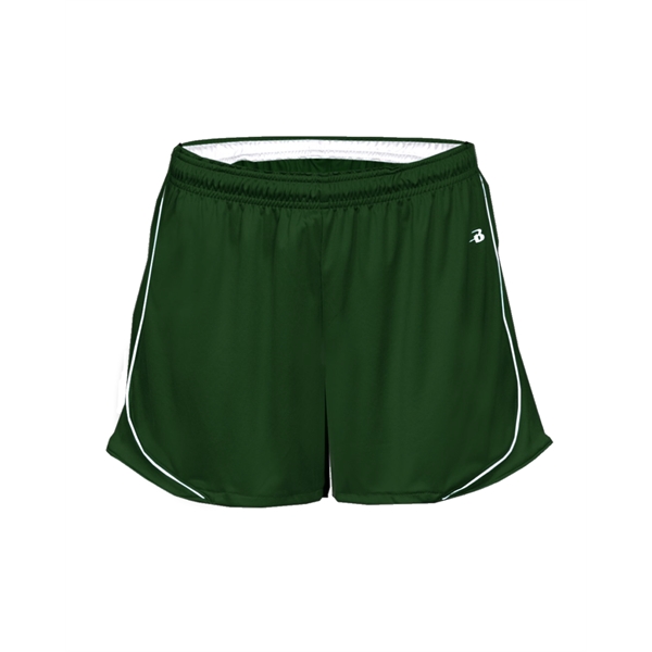 Women's shorts with 3" inseam, piped side panel and hem, 1.... from ASI 37461 Augusta Sportswear