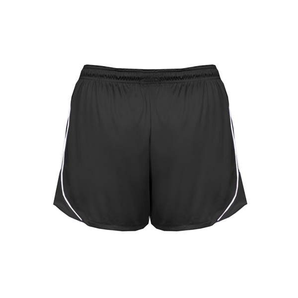 Women's shorts with 3" inseam, piped side panel and hem, 1.... from ASI 37461 Augusta Sportswear
