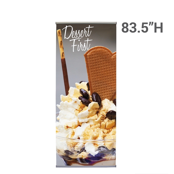 L-shaped banner stand base.... from ASI 30442 Above & Beyond Advertising Products