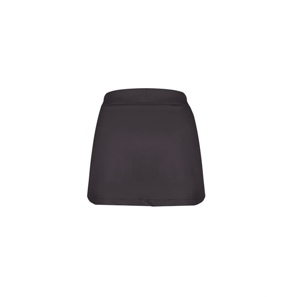 Women's skort with  2" covered elastic waistband, Badger heat seal... from ASI 37461 Augusta Sportswear