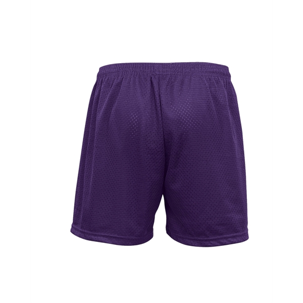 Women's shorts with double-needle hem, covered elastic waistband with drawcord, 5"... from ASI 37461 Augusta Sportswear