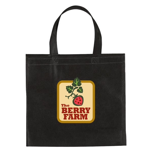 Tote bag made of 80 gram non-woven coated water-resistant polypropylene with... from ASI 61125 Hit Promotional Products / Hit®
