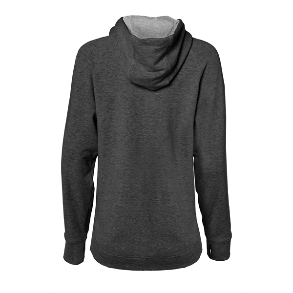 Women's hoodie with contrasting 8" locking zipper with Badger "B" logo... from ASI 37461 Augusta Sportswear / Badger Sport Badger Sportswear Badger Sportswear Div. of Founder Sport Group