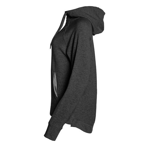 Women's hoodie with contrasting 8" locking zipper with Badger "B" logo... from ASI 37461 Augusta Sportswear / Badger Sport Badger Sportswear Badger Sportswear Div. of Founder Sport Group