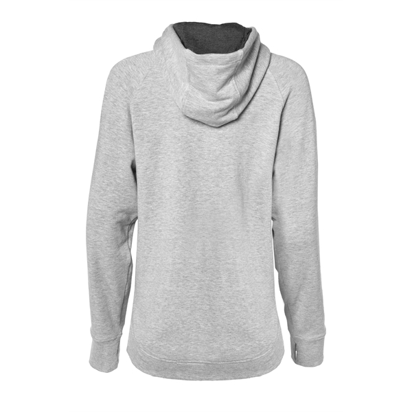 Women's hoodie with contrasting 8" locking zipper with Badger "B" logo... from ASI 37461 Augusta Sportswear / Badger Sport Badger Sportswear Badger Sportswear Div. of Founder Sport Group