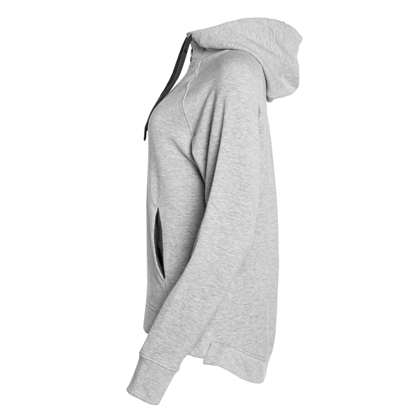 Women's hoodie with contrasting 8" locking zipper with Badger "B" logo... from ASI 37461 Augusta Sportswear / Badger Sport Badger Sportswear Badger Sportswear Div. of Founder Sport Group