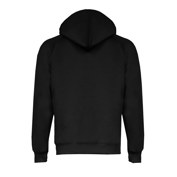 Women's fleece hood with poly rib cuff and waist, front pocket... from ASI 37461 Augusta Sportswear