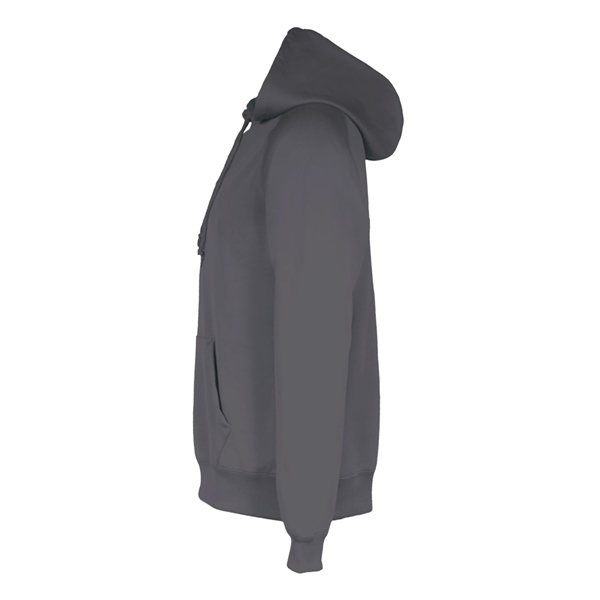 Women's fleece hood with poly rib cuff and waist, front pocket... from ASI 37461 Augusta Sportswear