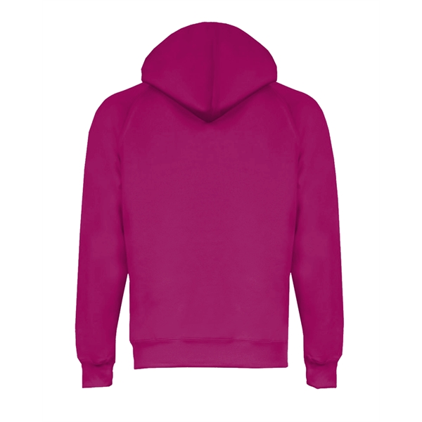 Women's fleece hood with poly rib cuff and waist, front pocket... from ASI 37461 Augusta Sportswear