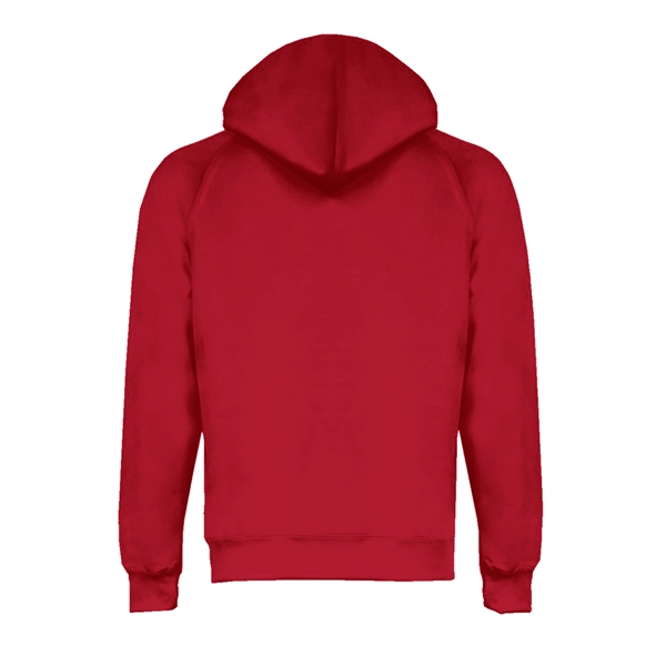 Women's fleece hood with poly rib cuff and waist, front pocket... from ASI 37461 Augusta Sportswear