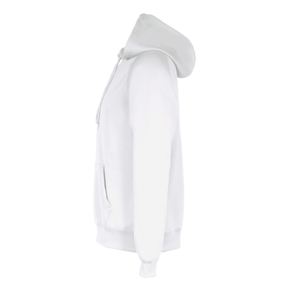 Women's fleece hood with poly rib cuff and waist, front pocket... from ASI 37461 Augusta Sportswear