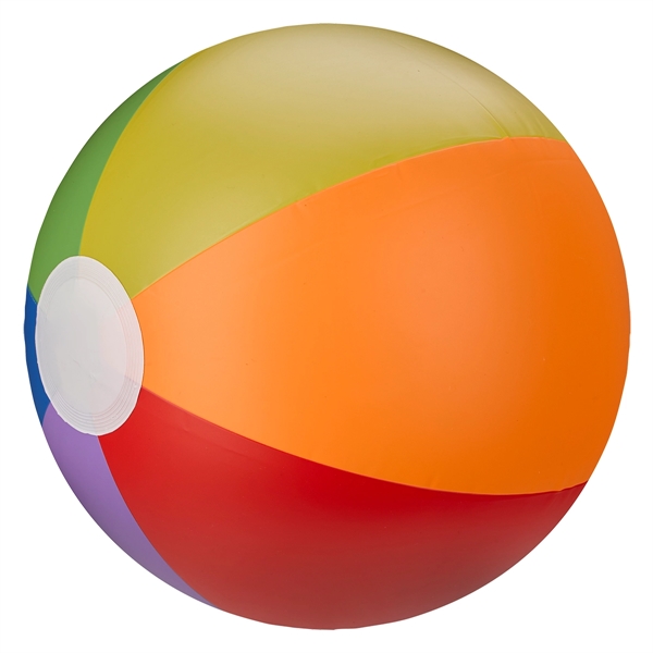 Rainbow beach ball measuring 16" for fun when bouncing at the... from ASI 61125 Hit Promotional Products / Hit®