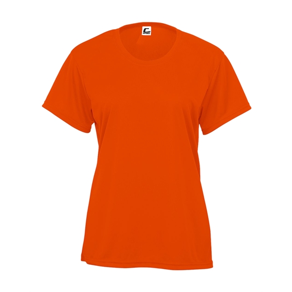 Women's tee with self-fabric collar, double-needle hem.... from ASI 37461 Augusta Sportswear