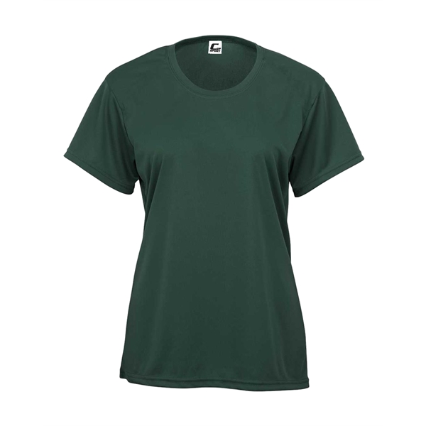 Women's tee with self-fabric collar, double-needle hem.... from ASI 37461 Augusta Sportswear