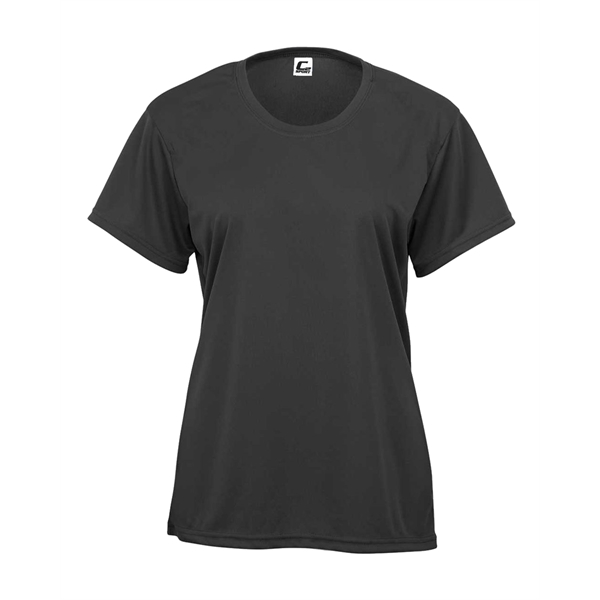 Women's tee with self-fabric collar, double-needle hem.... from ASI 37461 Augusta Sportswear