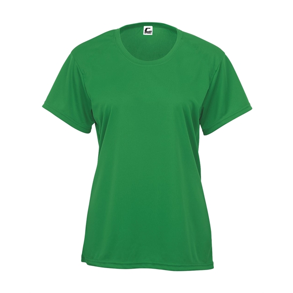 Women's tee with self-fabric collar, double-needle hem.... from ASI 37461 Augusta Sportswear