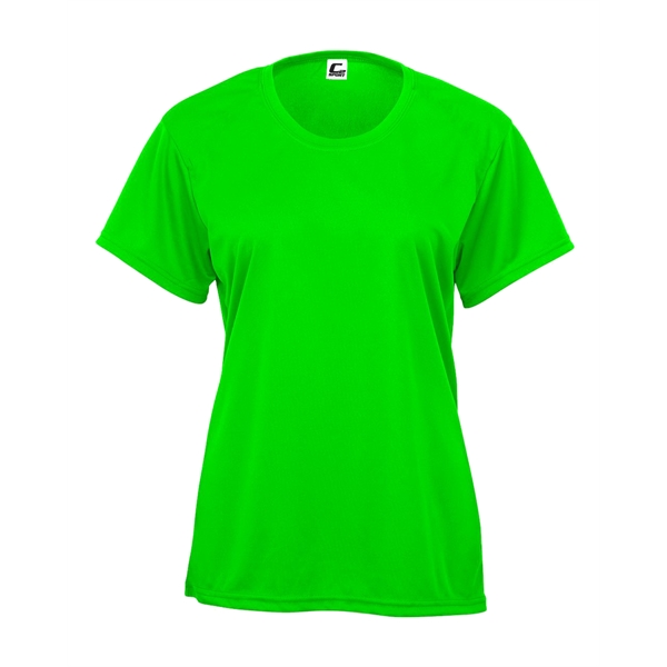 Women's tee with self-fabric collar, double-needle hem.... from ASI 37461 Augusta Sportswear