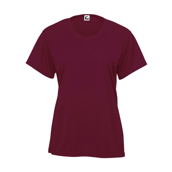Women's tee with self-fabric collar, double-needle hem.... from ASI 37461 Augusta Sportswear