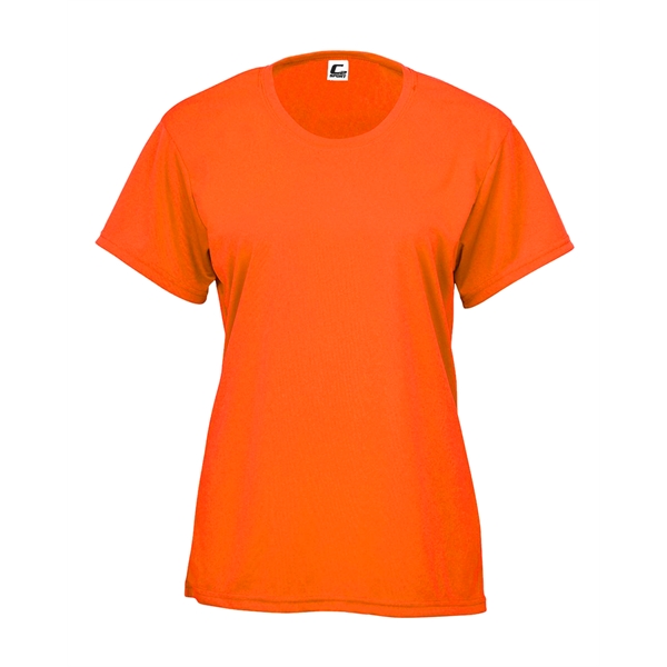 Women's tee with self-fabric collar, double-needle hem.... from ASI 37461 Augusta Sportswear